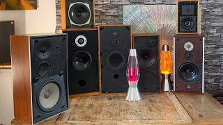 Vintage speakers shootout from 1970 s [upl. by Lennor]