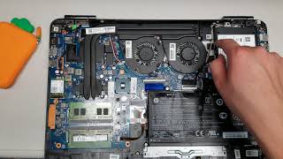 HP Omen 15ax256nr Disassembly SSD RAM Hard Drive Upgrade Fan Repair [upl. by Ledda]