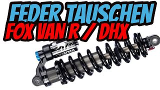 Feder tauschen Fox Dämpfer DHX VAN R Rockshox im YT Tues Coil [upl. by Farnham210]