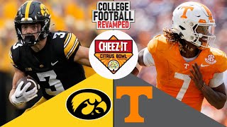 Citrus Bowl 2023 Simulation  Iowa vs Tennessee [upl. by Fantasia769]