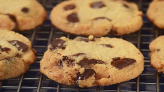 Chocolate Chip Shortbread Cookies Recipe Demonstration  Joyofbakingcom [upl. by Gorman]