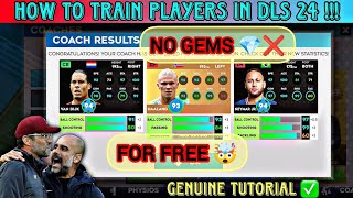 Maxing players for free 🤯 NO GEMS in DLS24 [upl. by Leoline847]