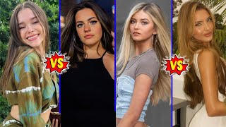 Emily Dobson vs Valeria Lipovetsky vs Lexi Rivera vs Valerie Lepelch Lifestyle Comparison 2024 [upl. by Opal]