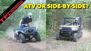 Compared ATV vs SidebySide  Which is The Better Choice For You [upl. by Nirro65]