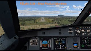 FSLabs A320 Short Final at Zakynthos  ZTH RWY34 [upl. by Prochoras629]