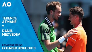 Terence Atmane v Daniil Medvedev Extended Highlights  Australian Open 2024 First Round [upl. by Tammy]