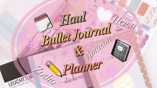 HAUL Bullet Journal amp Planner Amazon amp Hema ➳ Les bases pour se lancer dans le BUJO [upl. by Meesan]