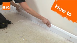 How to fit skirting boards part 2 fixing the skirting boards [upl. by Garceau]