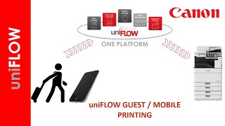 UniFLOW GUEST MOBILE PRINTING FEATURE [upl. by Neirda]