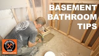 How to Install a Basement Bathroom Awesome Quick Tips  by Home Repair Tutor [upl. by Lakim978]