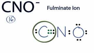 Fulminate Lewis Structure [upl. by Nnail]