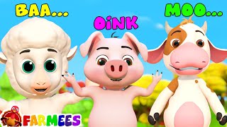 Farmees Animal Sound Song  More Learning Videos for Kids [upl. by Graner]