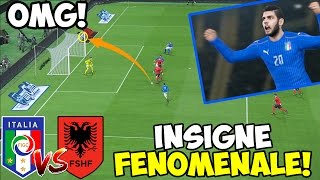 GOL INFAME INSIGNE IN EXTREMIS ITALIAALBANIA PES 2017 ITA [upl. by Giacobo]