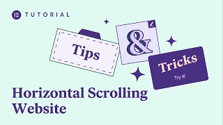 How to Create a Horizontal Scrolling Website Advanced PRO [upl. by Pearline]