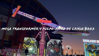 Mega transformer y Pulpo Feira de Leiria 2023  Atracciones de feria [upl. by Steffi]