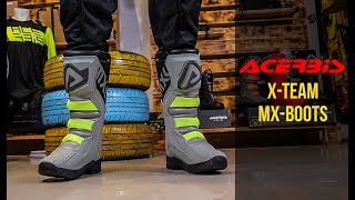 ACERBIS XTEAM I Motocross Boots I Lightweight CE Level 2 certified MX Boots I Review [upl. by Romy]