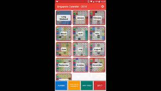 Singapore Calendar v1011 [upl. by Tab]