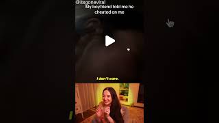 my boyfriend told me he cheated on me  TikTok REACTION [upl. by Bessy]