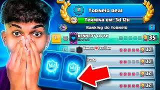 EM BUSCA DO TOP 50 GLOBAL NO TORNEIO REAL  CLASH ROYALE [upl. by Ellehcirt841]