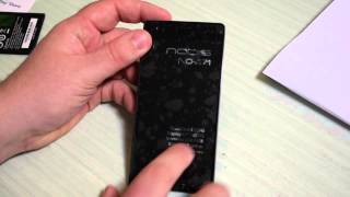 Unboxing Nodis ND471 Smartphone Android Dual Sim Quad Core [upl. by Hilly]