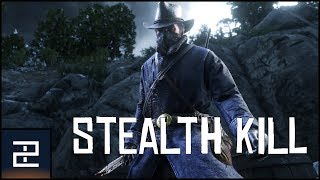 Red Dead Redemption 2  How to Stealth Kill  Tutorial [upl. by Koziarz409]