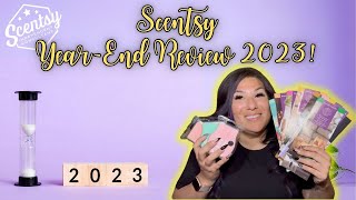 Scentsy 2023 Year End Review  Scents and Warmers of the Month [upl. by Ellecrag87]