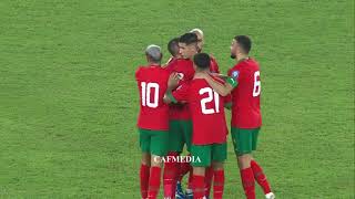 Ziyech’s goal for Morocco 🇲🇦 against Tanzania 🇹🇿 [upl. by Nylrahs]