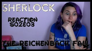 Sherlock Reaction S02E03 The Reichenbach Fall [upl. by Sewellyn290]