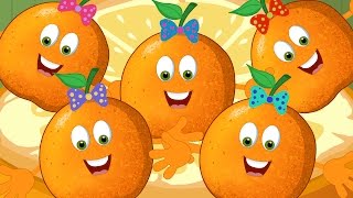 Five Little Oranges  kids rhyme  nursery rhymes English  Cartoon Videos by Kids Tv [upl. by Leiruh]