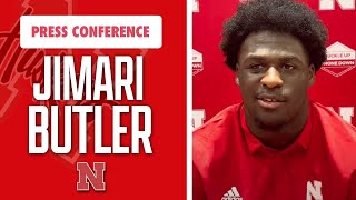 Nebraska football DL Jimari Butler previews fall camp I Nebraska Huskers I GBR [upl. by Atelokin]