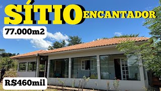 SÍTIO ENCANTADOR CACHOEIRA RICO EM ÁGUA CASA EXCELENTE R460mil [upl. by Konstantin]