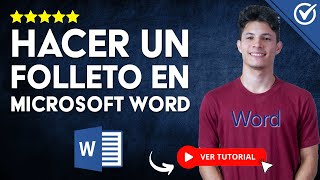 Cómo HACER UN FOLLETO en Microsoft Word Fácil  🗞️​ Paso a paso 🗞️​ [upl. by Yessak559]