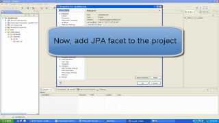 06  Create JPA project in Eclipse [upl. by Ethelda]