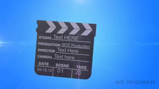 Movie clapboard intro [upl. by Pul]