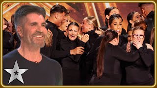 Unity get Simons SECOND Golden Buzzer with EMPOWERING performance  Auditions  BGT 2023 [upl. by Arriaet461]