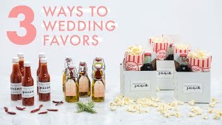 3 Easy DIY Wedding Favors  Makeful [upl. by Adelbert]