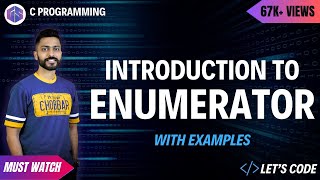 Enumerator in C Programming  enum in C Programming [upl. by Felicio]