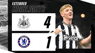 Newcastle United 4 Chelsea 1  EXTENDED Premier League Highlights [upl. by Ehgit]