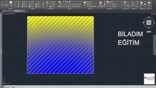 autocad tarama komutu hatch komutu nasil kullanilir [upl. by Adine838]
