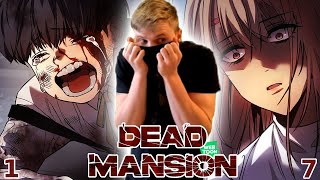 Reading Dead Mansion Chapter Episode 1  7 Live Reaction  Read Along webtoon [upl. by Yellat]