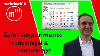 Produktregel amp Summenregel Pfadregeln I Wahrscheinlichkeit I mathehoch10 I einfach erklärt [upl. by Briny]