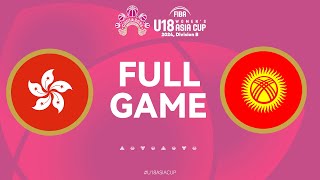 HKG CHN v KGZ  Full Basketball Game  FIBA U18 Womens Asia Cup 2024  Divison B  Group Phase [upl. by Enidanreb]