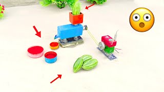 StepbyStep DIY Tractor Flour Machine Mini Village Science Project [upl. by Achorn]