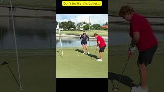 Dont Make THIS Mistake  Golf Etiquette on the Green shorts golftips [upl. by Omland951]