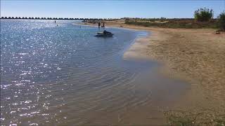 Platja Les Salines  Cubelles  Es permet Gossos  Octubre 2017 [upl. by Ecniv]