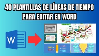 40 Plantillas de líneas de tiempo para editar en Word ORIGINALES [upl. by Adla]