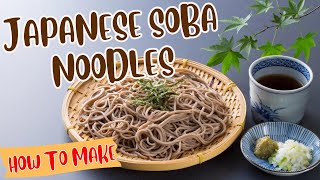 Japanese Soba Noodles [upl. by Aikenat72]