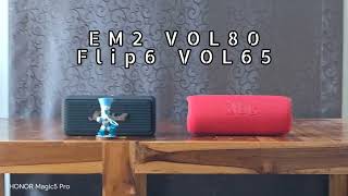 เปรียบเทียบเสียง Marshall Emberton ii VS JBL Flip6 [upl. by Annabelle972]