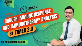 Cancer Immune response and Immunotherapy analysis  TIMER 20  Lecture 421  Dr Muhammad Naveed [upl. by Lakim198]