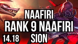 NAAFIRI vs SION TOP  Rank 9 Naafiri  EUW Challenger  1418 [upl. by Helgeson]